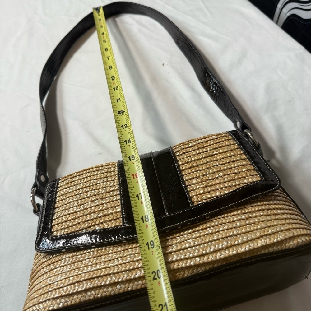 Vintage Coldwater Creek Black and Tan Crossbody Bag - Picture 9 of 14